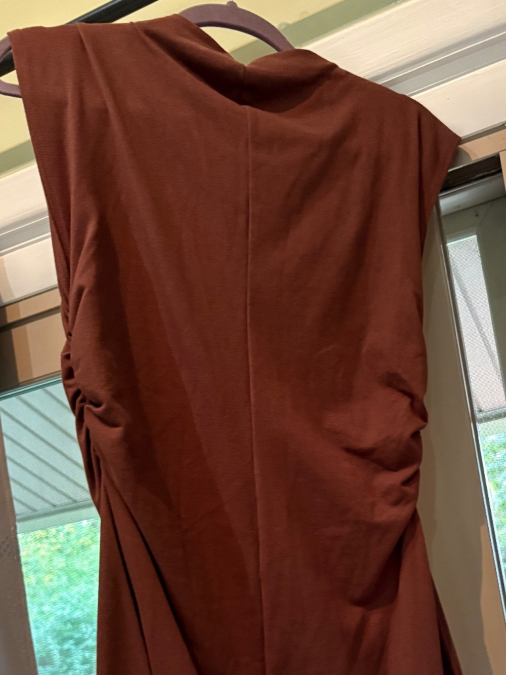 Reformation Fitted Ruched Mini Dress - Picture 3 of 5